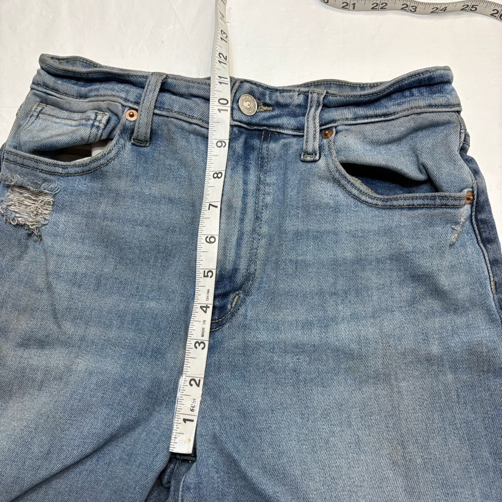 Artemis Vintage Light Wash High Rise Cuffed Boyfriend Jeans Women’s 9/28 - Picture 8 of 12